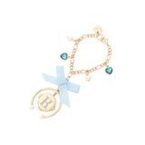 ハートビジュー付きカラーイニシャルバッグチャーム K | & chouette | 詳細画像1 