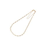 K10 YG | K10ペタルチェーン マグネット ブレスレット | Samantha Tiara