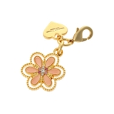 ピンク | ドットフラワー ファスナーチャーム | Samantha Thavasa Petit Choice