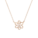 K10 PG ストーンフラワーネックレス(小) | Samantha Tiara | 詳細画像1 