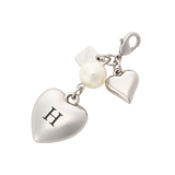 シルバー | イニシャルハートファスナーチャーム H | & chouette