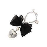 イニシャルハートリボンチャーム A | & chouette | 詳細画像1 