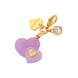 ゴールド | グミモチーフ ファスナーチャーム(ハート) | Samantha Thavasa Petit Choice