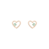 K10 PG | K10PG ハートピアス≪5月 誕生石≫ | Samantha Tiara