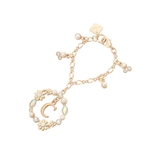 ゴールド | フラワーサークルイニシャルチャームC | & chouette