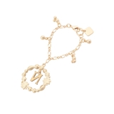 フラワーサークルイニシャルチャームN | & chouette | 詳細画像3 