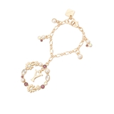 ゴールド | フラワーサークルイニシャルチャームY | & chouette