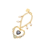 ダルブルー | ハートフラワー バッグチャーム | Samantha Thavasa Petit Choice