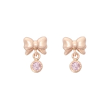 K10 PG | K10 PG リボンピアス≪9月 誕生石≫ | Samantha Tiara