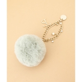 ミント | ソフトファーロゴチャーム | Samantha Thavasa