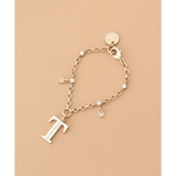 ゴールド | ビジューシンプルイニシャルバッグチャーム(T) | Samantha Thavasa