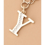 ビジューシンプルイニシャルバッグチャーム(Y) | Samantha Thavasa | 詳細画像1 