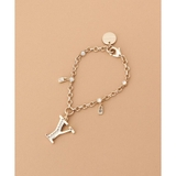 ゴールド | ビジューシンプルイニシャルバッグチャーム(Y) | Samantha Thavasa