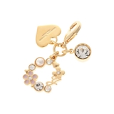 ゴールド | フラワーリングファスナーチャーム Y | Samantha Thavasa Petit Choice