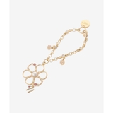 ゴールド | フラワービジューイニシャルチャーム(N) | SAMANTHAVEGA