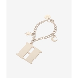 シルバー | ムーンイニシャルチャーム(H) | SAMANTHAVEGA