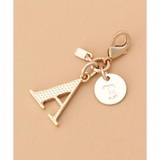 ビジューシンプルイニシャルファスナーチャーム(A) | Samantha Thavasa | 詳細画像1 