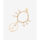 ゴールド | オーバルパールイニシャルチャームＡ | & chouette