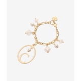 ゴールド | オーバルパールイニシャルチャームＣ | & chouette