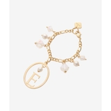 ゴールド | オーバルパールイニシャルチャームＥ | & chouette