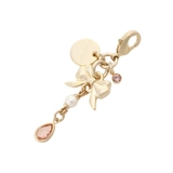 ピンクベージュ | ゴールドリボンファスナーチャーム | Samantha Thavasa