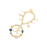 ゴールド | フラワーイニシャル バッグチャーム K | Samantha Thavasa Petit Choice