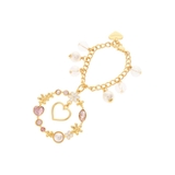 ゴールド | フラワーハート バッグチャーム | Samantha Thavasa Petit Choice