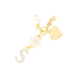 フラワーパール イニシャルファスナーチャーム S | Samantha Thavasa Petit Choice | 詳細画像1 