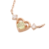 K10PG ハートネックレス≪8月 誕生石≫ | Samantha Tiara | 詳細画像2