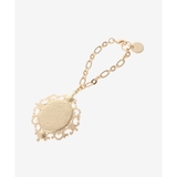 クリアカメオ風イニシャルチャーム（H） | SAMANTHAVEGA | 詳細画像1 