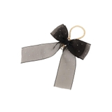 ブラック | シフォンリボンバッグチャーム | SAMANTHAVEGA