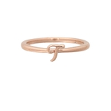 SILVER PGメッキ | イニシャルリング(T) | Samantha Tiara