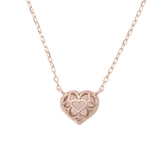 K10 PG ローズクォーツハートネックレス(小) | Samantha Tiara | 詳細画像5