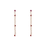 K10 PG | K10 PG ハートチェーンピアス\t \t \t \t \t \t \t | Samantha Tiara