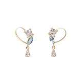 K10 YG | K10 YG ドロップカラーストーンピアス | Samantha Tiara