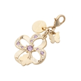 ラベンダー | フラワーパピヨンモチーフ ファスナーチャーム | Samantha Thavasa