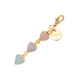 ピンク | 3連ハートファスナーチャーム | Samantha Thavasa Petit Choice