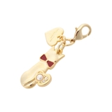 レッド | ねこモチーフ ファスナーチャーム | Samantha Thavasa Petit Choice