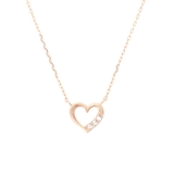 K10 PG ホワイトトパーズ ハートネックレス ≪11月 誕生石≫ | Samantha Tiara | 詳細画像1