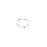 SILVER rhodiumメッキ | ツイストペアリング (メンズ) | Samantha Tiara