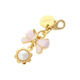 ピンク | リボンフラワーパール ファスナーチャーム | Samantha Thavasa Petit Choice
