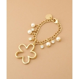 ゴールド | フラワービジューバッグチャーム | Samantha Thavasa