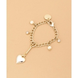 ピンク | ゴールドハートバッグチャーム | Samantha Thavasa