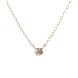 K10 YG １石ダイヤモンド ネックレス | Samantha Tiara | 詳細画像1 
