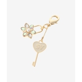 オフホワイト | パドロックハートキーチャーム | SAMANTHAVEGA