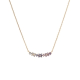 SILVER YGメッキ | フラワーモチーフバンド ネックレス | Samantha Tiara