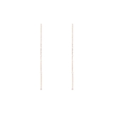 SILVER PGメッキ | メタルストーン チェーン ピアス | Samantha Tiara