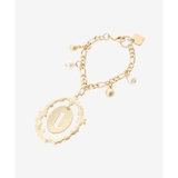 オーバルフラワーイニシャルバッグチャーム(J) | & chouette | 詳細画像2 