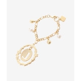 オーバルフラワーイニシャルバッグチャーム(L) | & chouette | 詳細画像2 