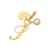 ゴールド | シンプルイニシャル ファスナーチャーム Ｓ | Samantha Thavasa Petit Choice